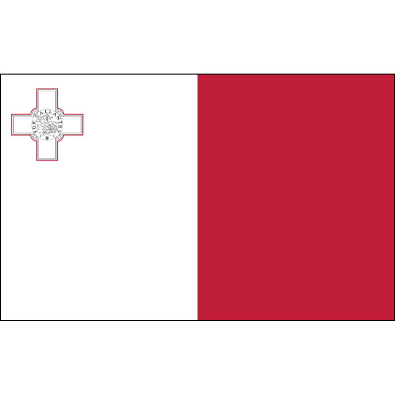 Flagietka - flaga Malty