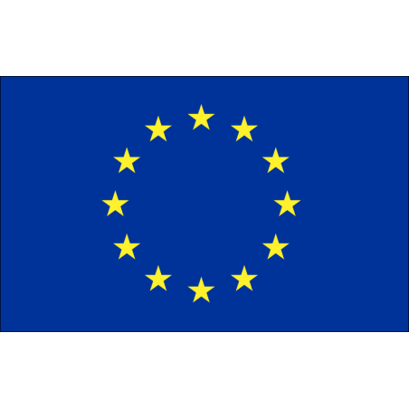 Flaga Unii Europejskiej z tunelem Premium