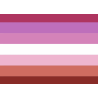 Flaga Lesbian Sunset